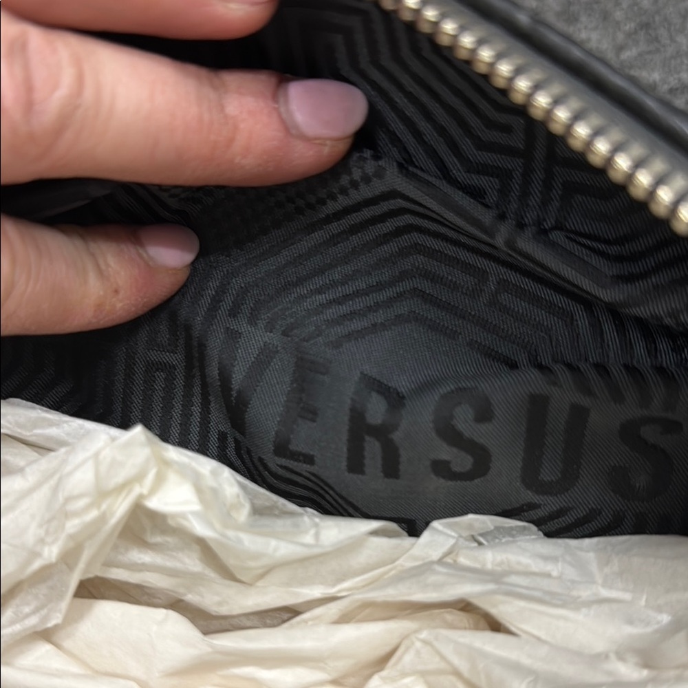 Versus Versace Black Fringe Handbag - Picture 9 of 10